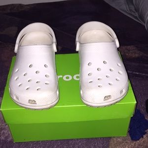 White Crocs